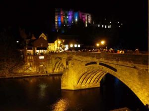 Durham Lumiere 2017 Framwellgate Bridge Durham City