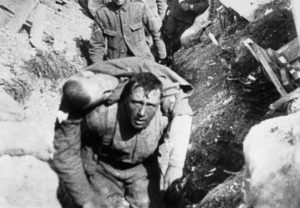 Gone but not Forgotten - The Battle of the Somme - A Soldier Carrying Friend's Body - sco.wikipedia.org