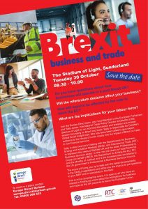 Effects of brexit A4 posters 30 October -1
