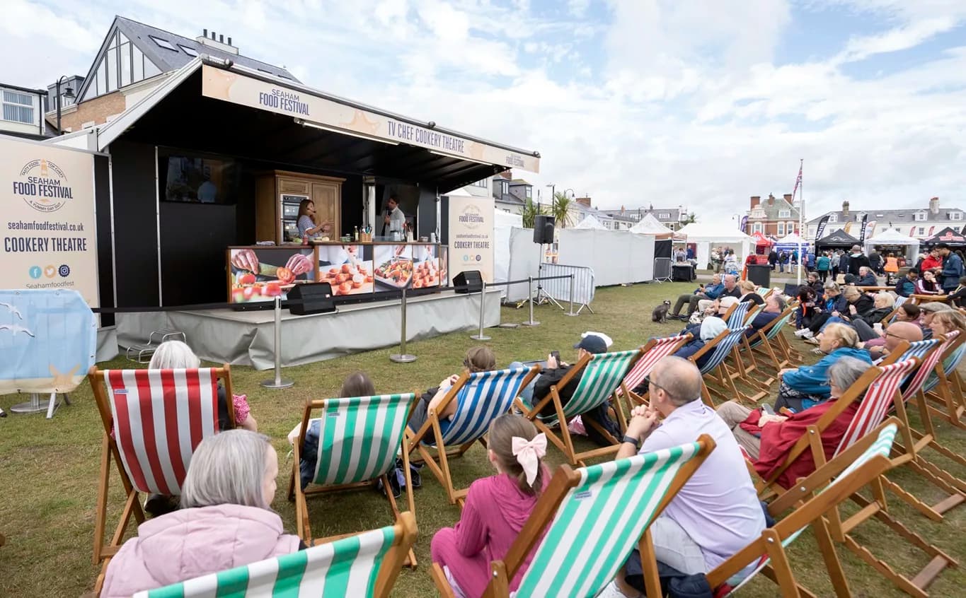 Seaham Shines with Sell-Out Stalls and World-Class Culinary Talent
