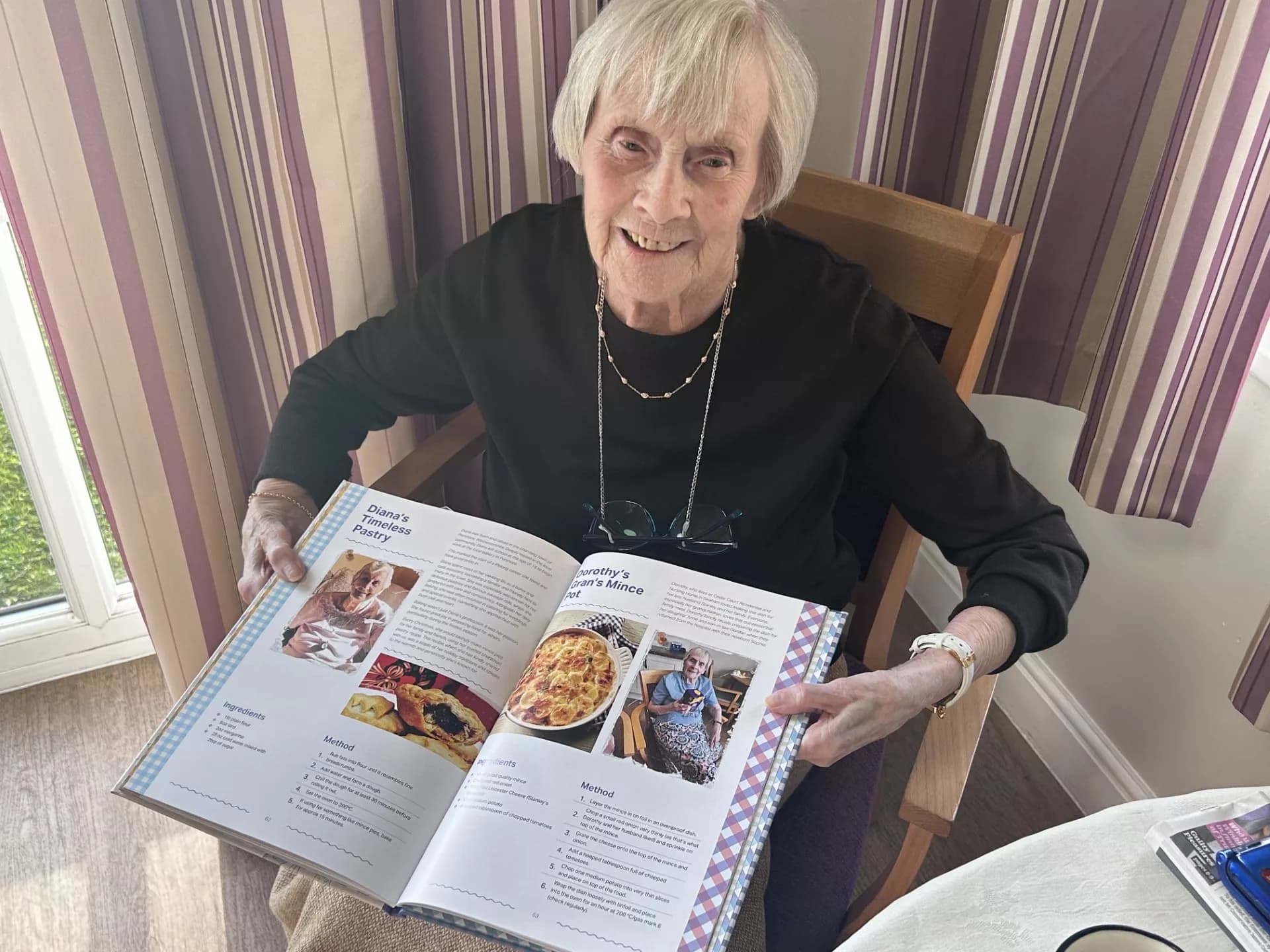 Seaham Care Home Resident, 93, Celebrates Family Recipe Featured in National Charity Cookbook