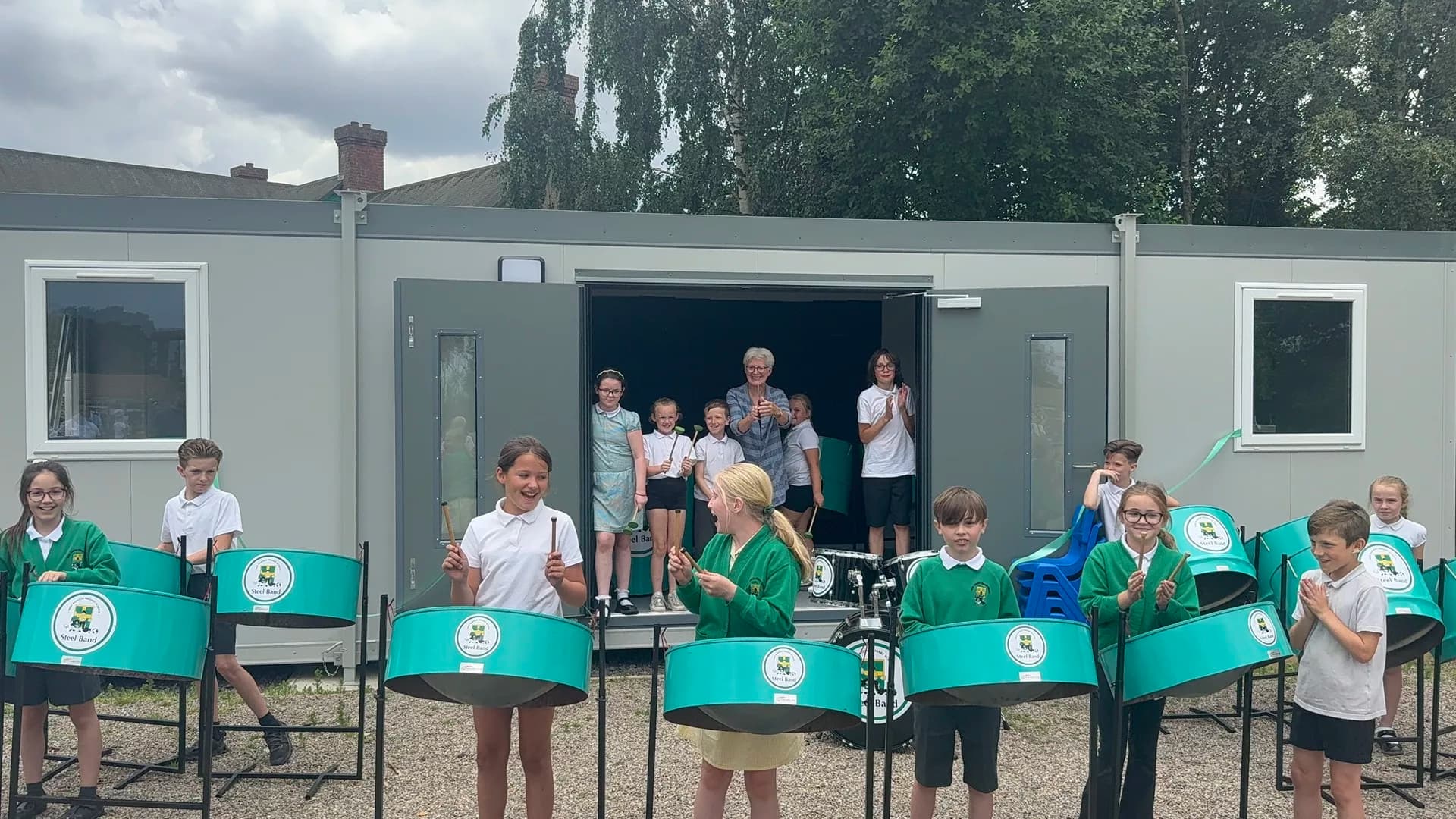 County Durham Pupils Celebrate Opening Of Dedicated Steel Band Space