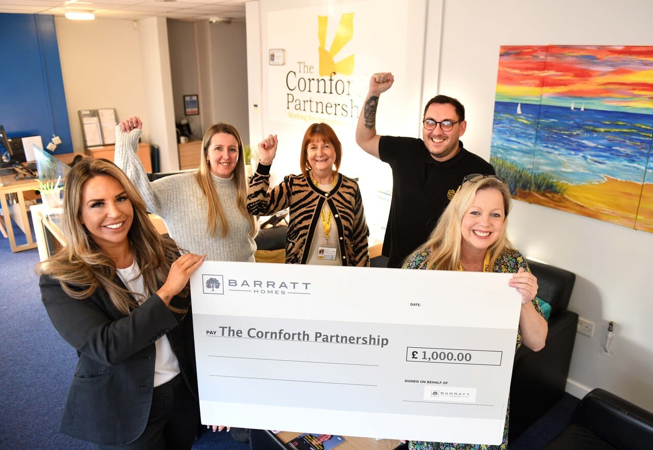 County Durham Community Centre Receives £1k Boost from Leading Local Housebuilder