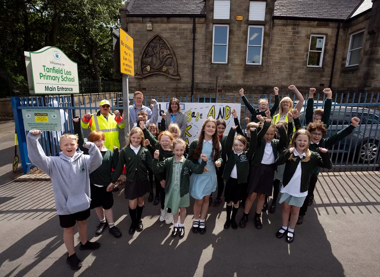 ‘Be Cool, Park Away from School’: County Durham Pupils Take a Stand on Road Safety