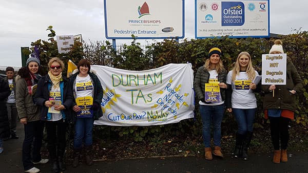 Durham Teaching Assistants Announce Work to Rule as Council Responds to Latest Strikes