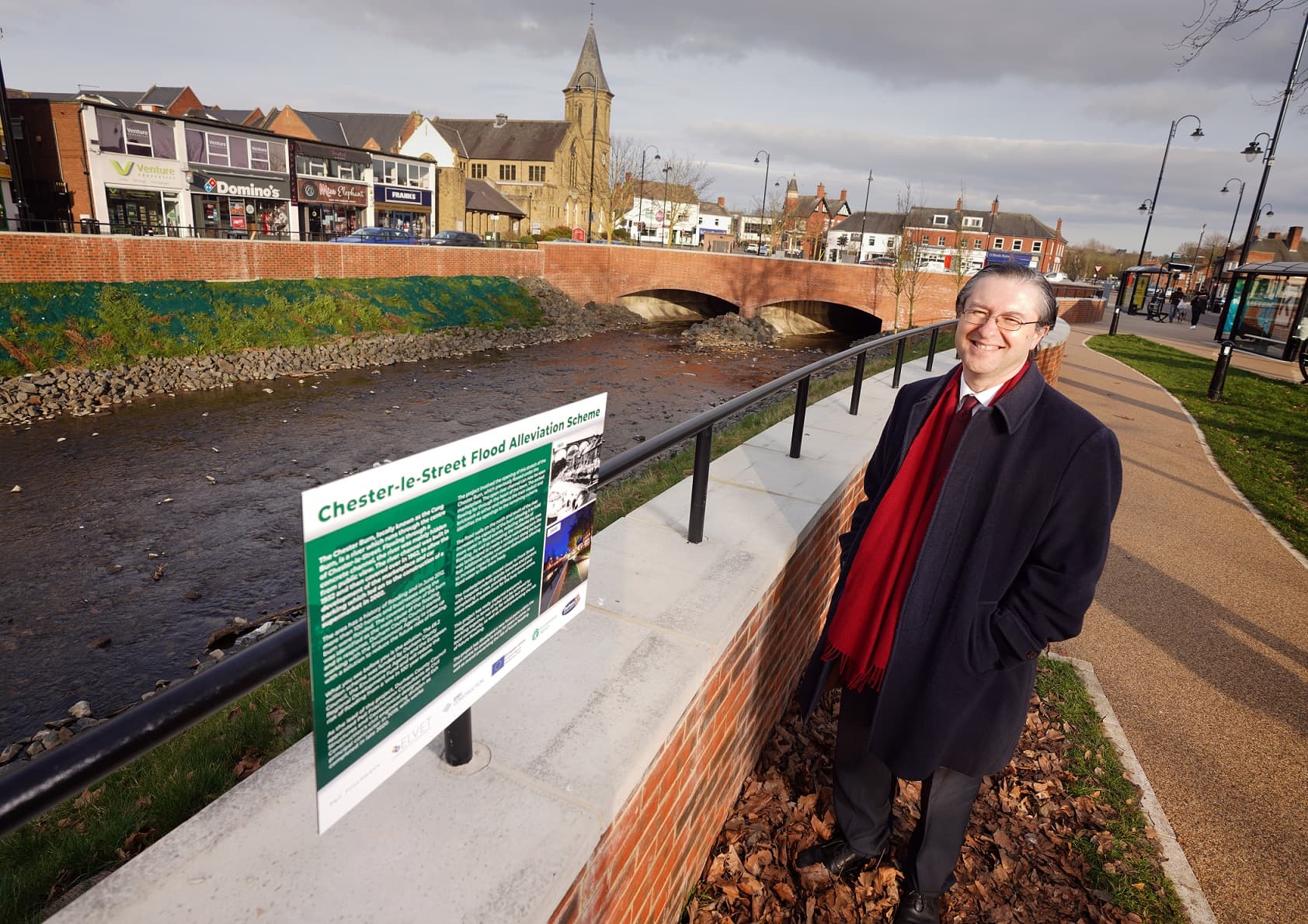 Flood Prevention Works For Chester-Le-Street Worth £6 Million Now Complete