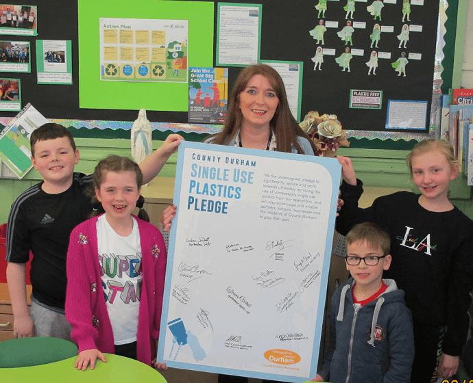 County Durham’s Young Eco-Warriors Make Plastics Pledge