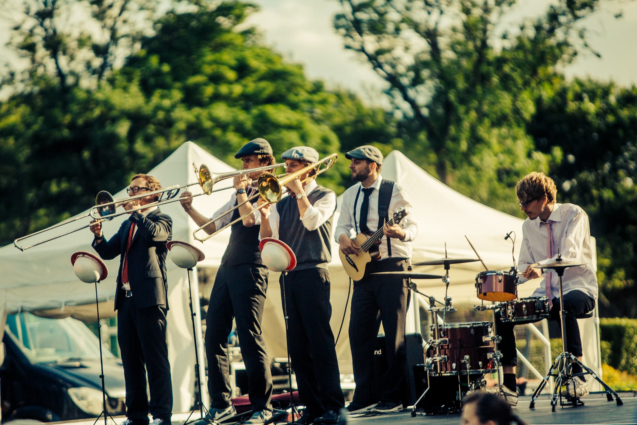 Champion Brass Band due to Visit Durham