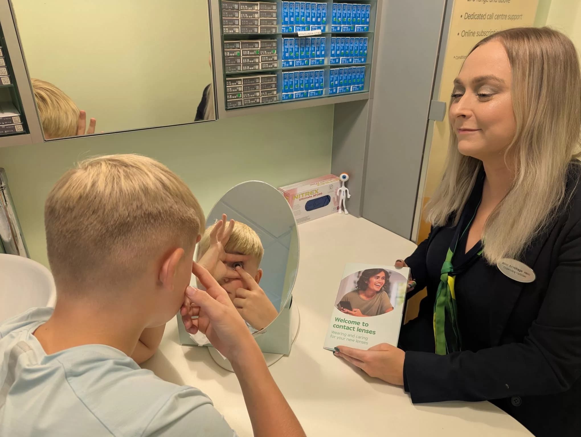 Durham Teen Scores Confidence Boost Thanks to Contact Lens Breakthrough