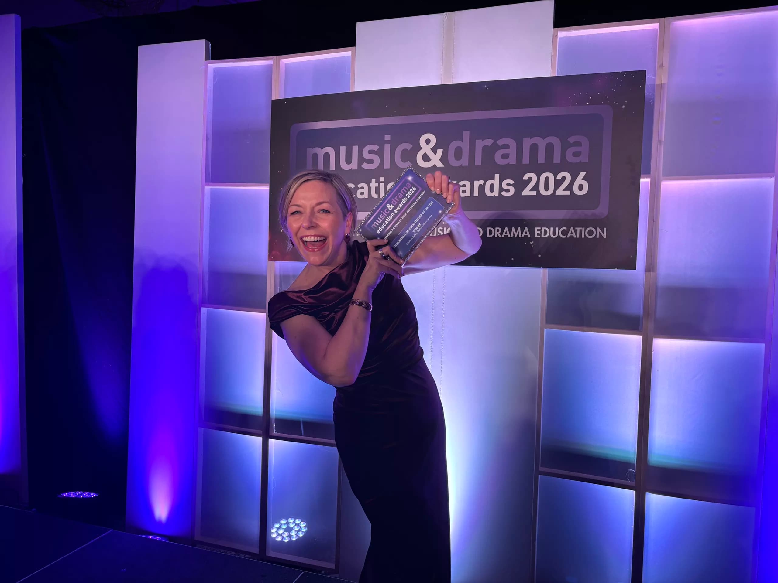 County Durham Music Teacher Wins National Award for Outstanding Impact