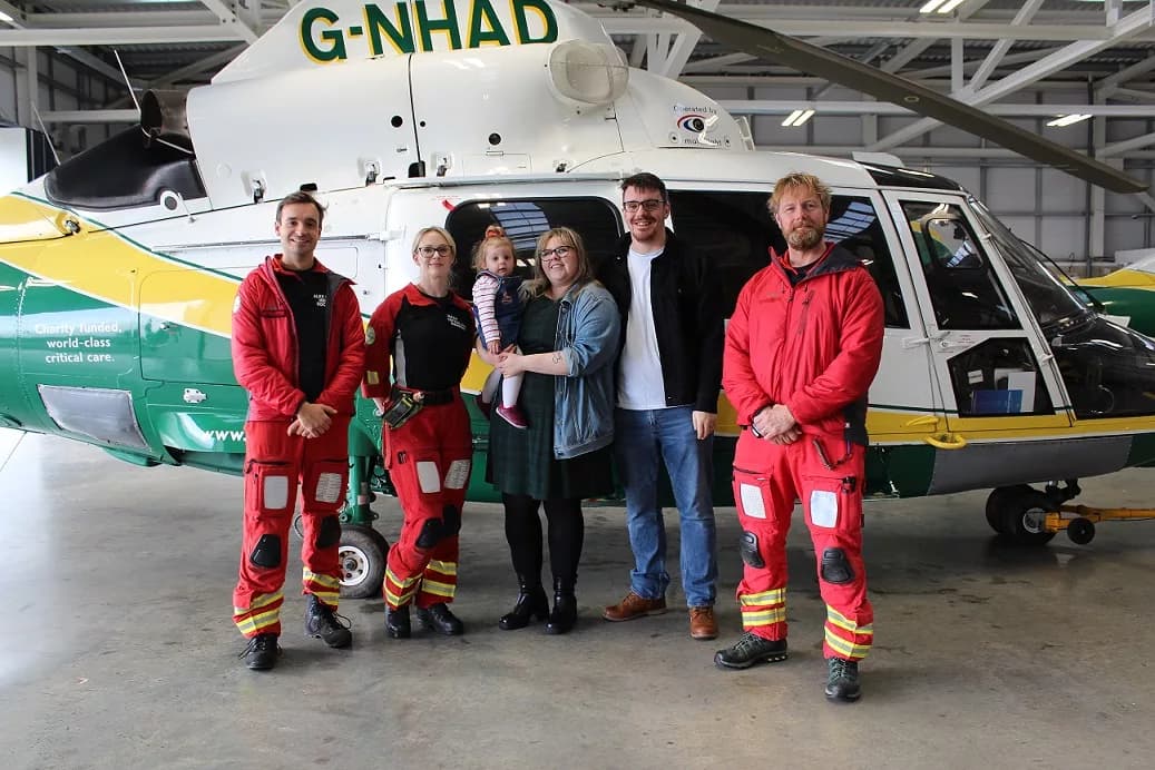 Air Ambulance Heroics Inspire County Durham Woman to Help Secure Charity’s Future