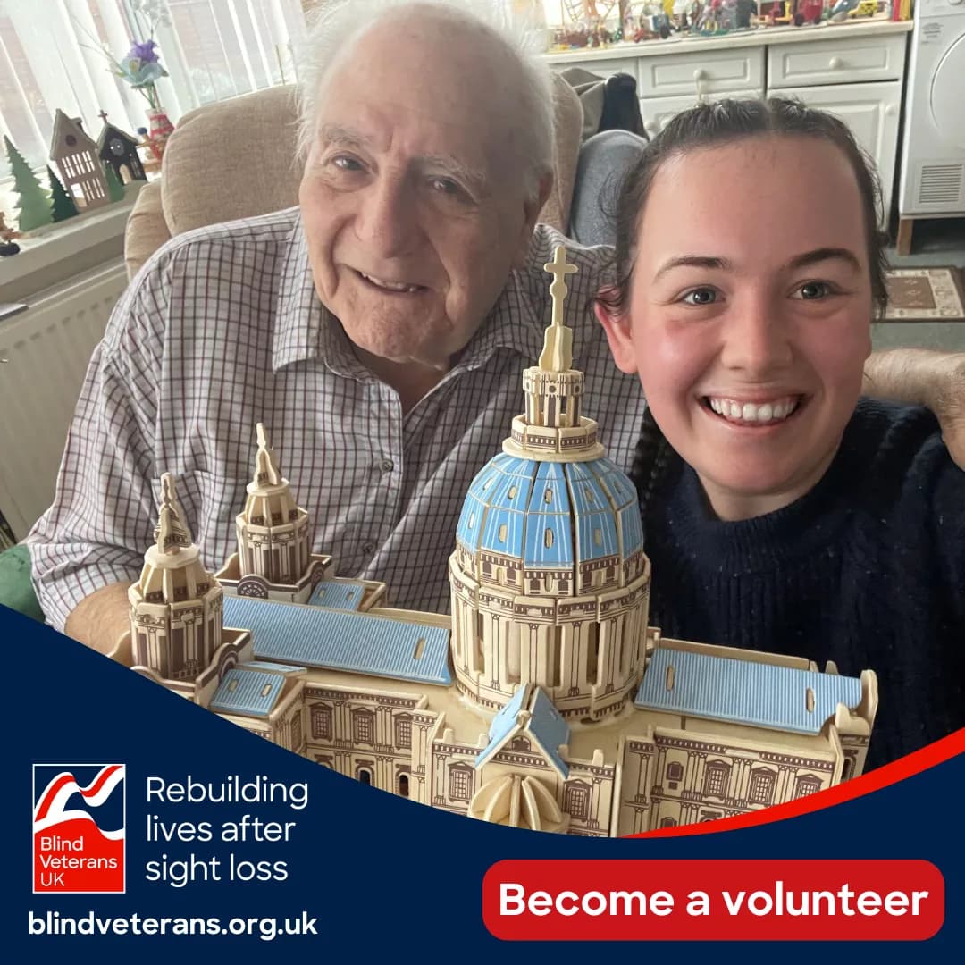 Volunteer with Blind Veterans UK and Make a Difference in Durham