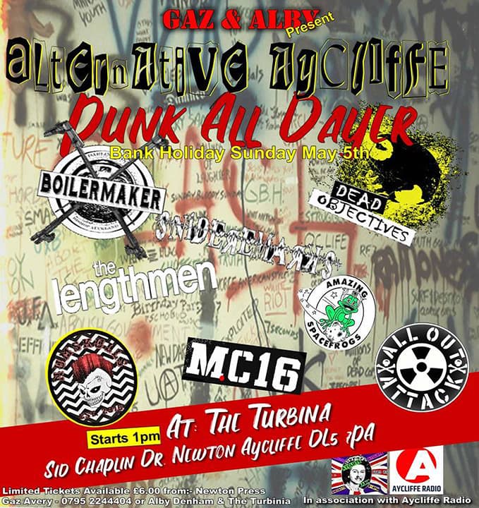 Punk All Dayer Bank Holiday Event Coming to County Durham