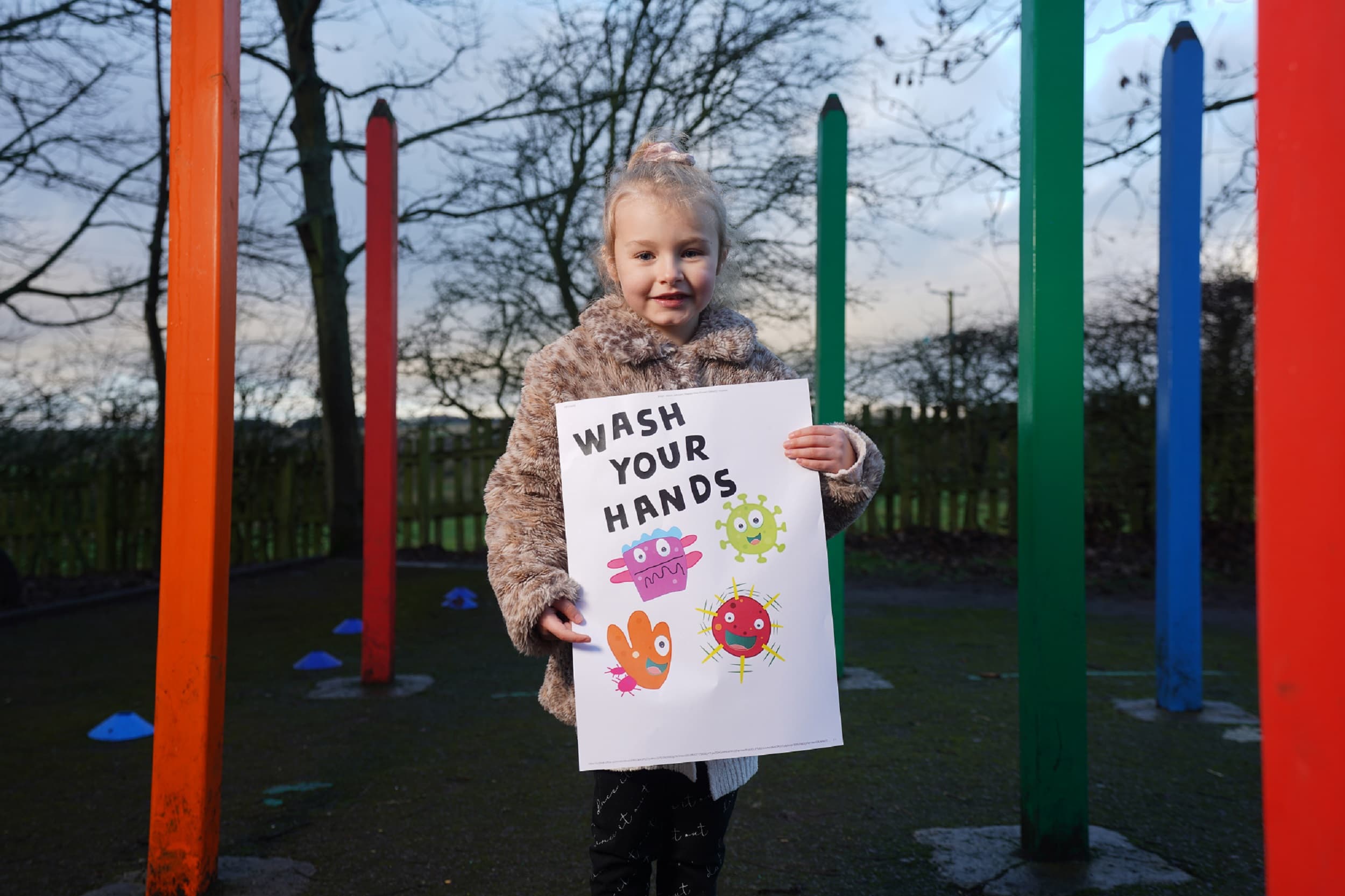 County Durham Schoolchildren Get Creative With Covid-19 Caution Poster Designs
