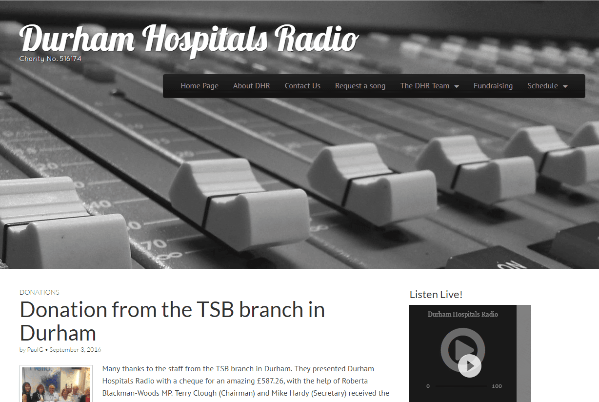 Music Hath Charm to Ease the Sick with Durham Hospitals Radio