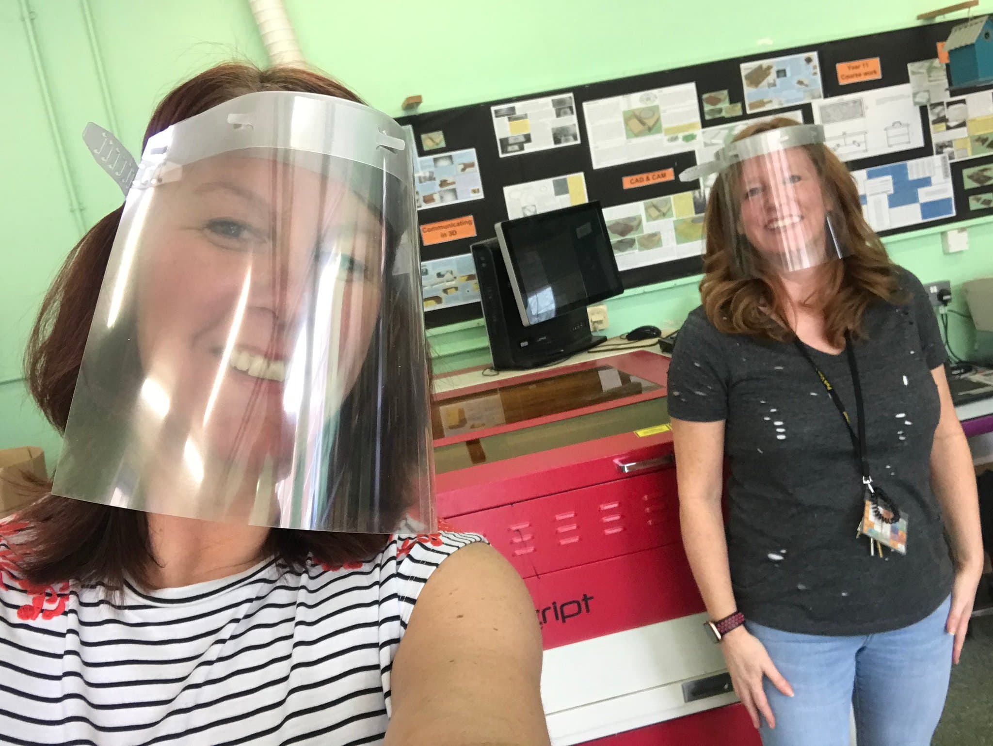 Park View School Receives Grant to Produce Visors