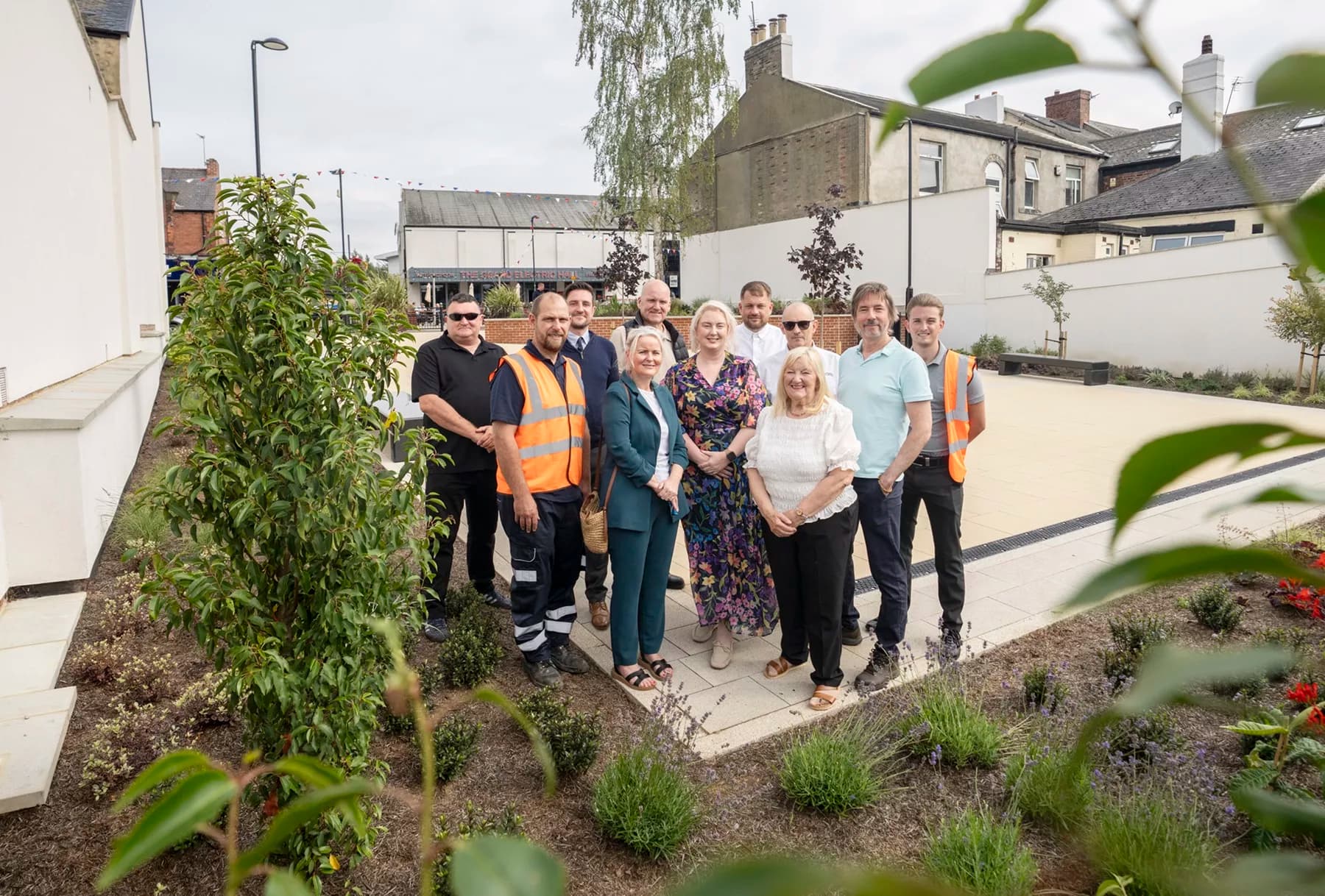 Green Space Blooms Where Empty Shop Once Stood in Spennymoor