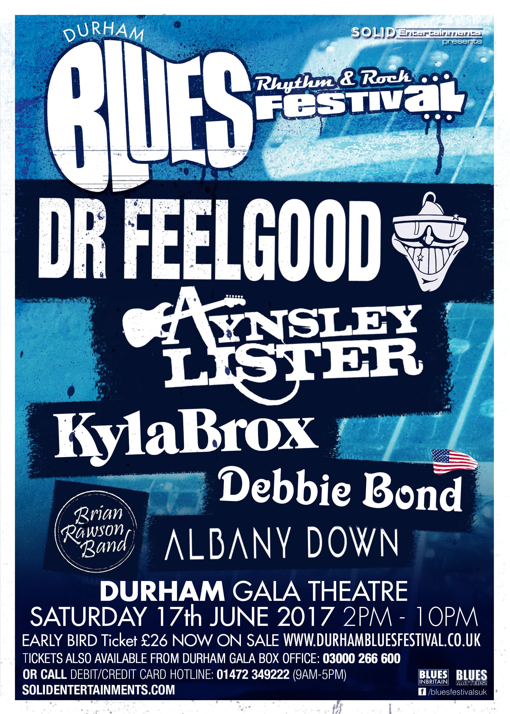Durham Blues, Rhythm & Rock Festival – June 17th
