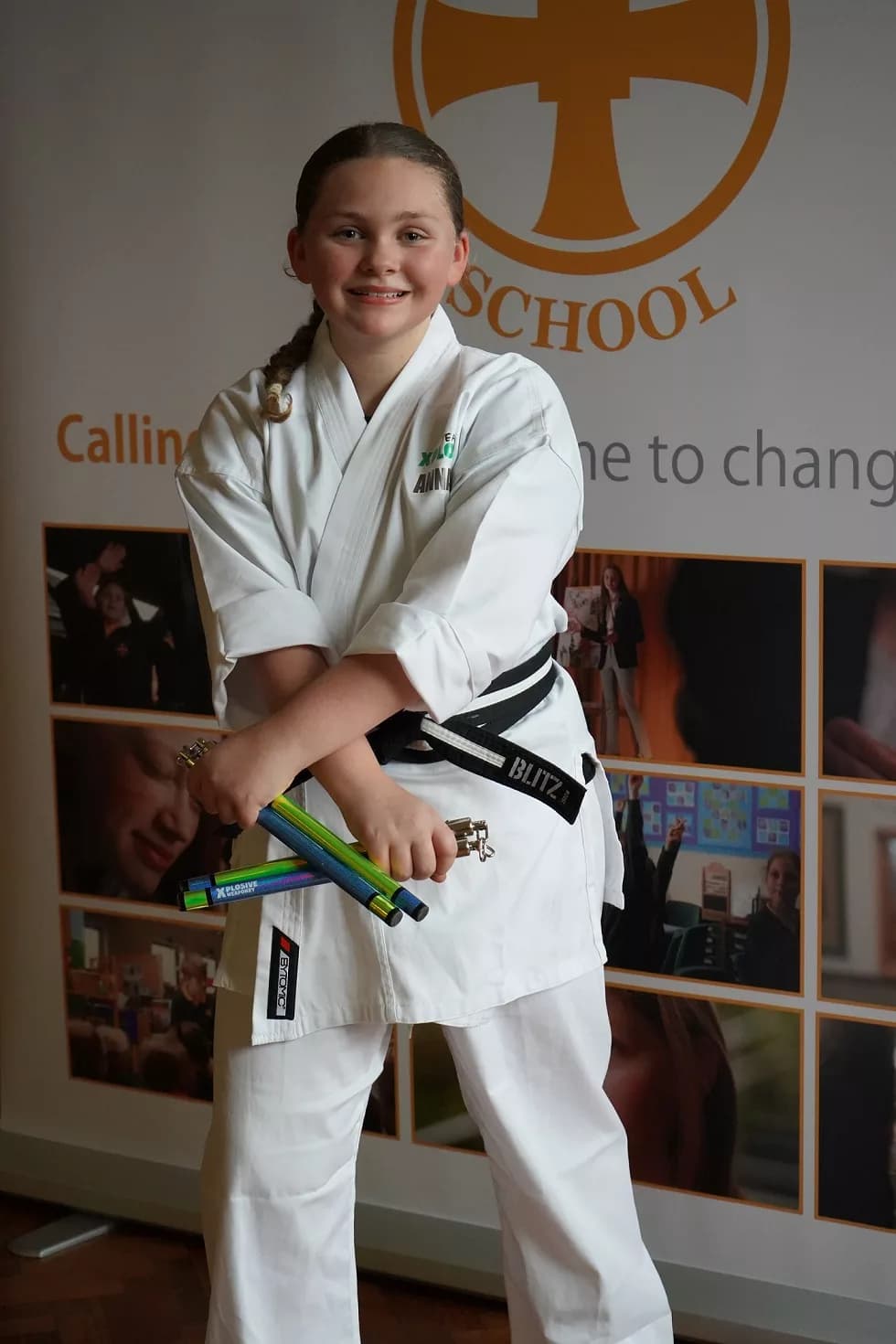 11-Year-Old Annabel Cooper Shines in Martial Arts, Winning Gold and Bronze