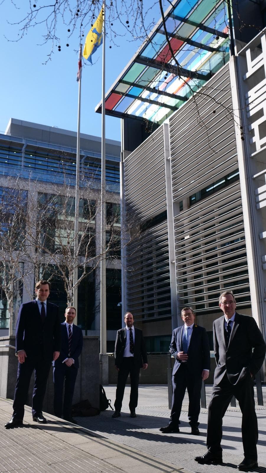 County MPs Join Communities Secretary In Raising The Flag For County Durham Day