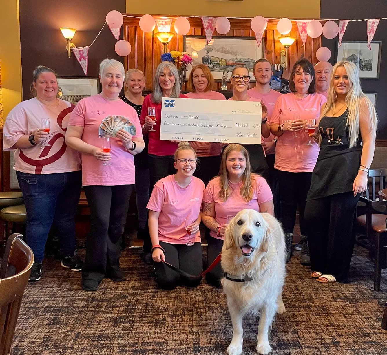 Community Spirit Shines as Bishop Auckland Pub Hosts Fundraiser for Breast Cancer Charity