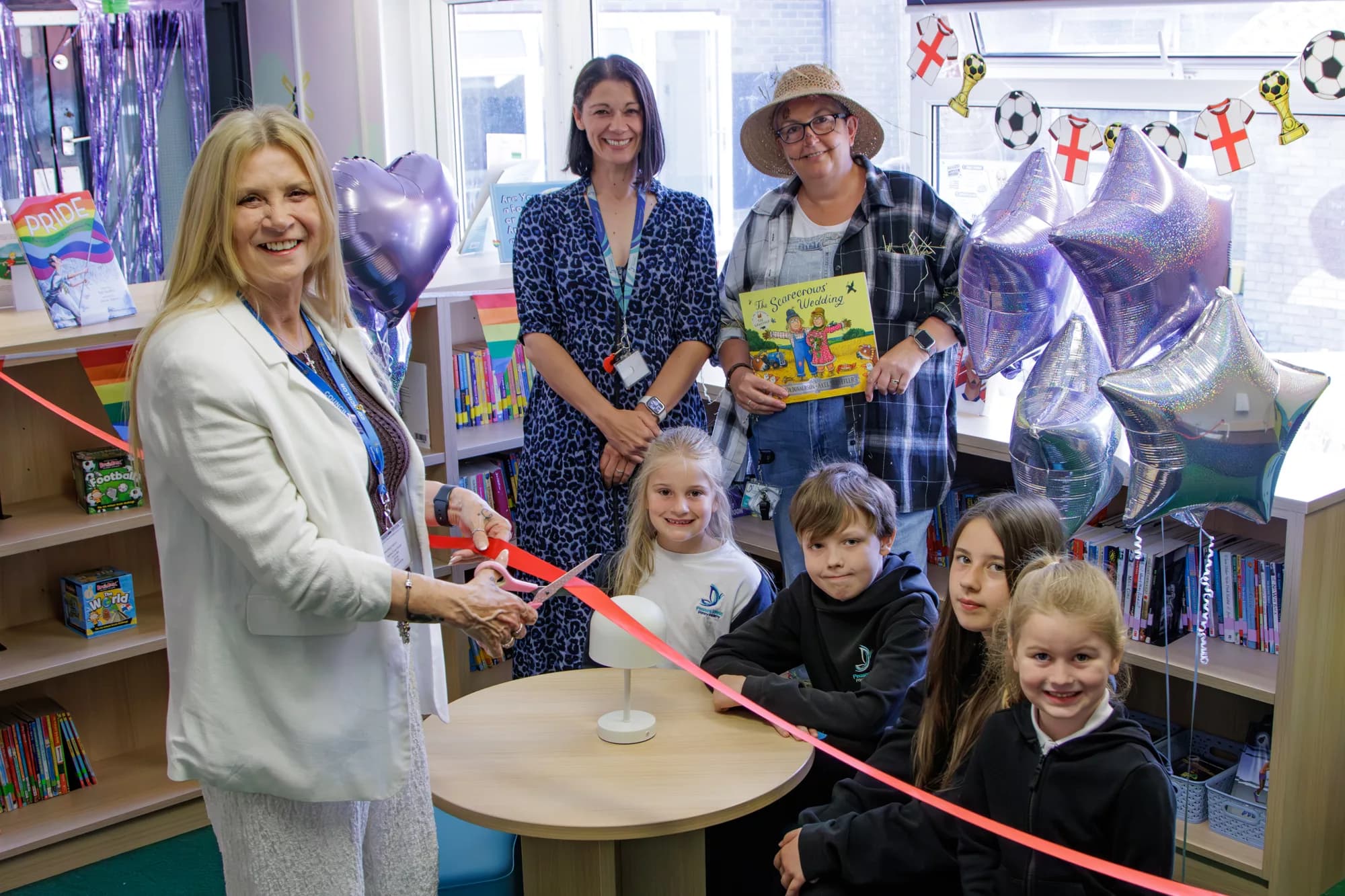 Crook School Celebrates New Library Funded By Local Community