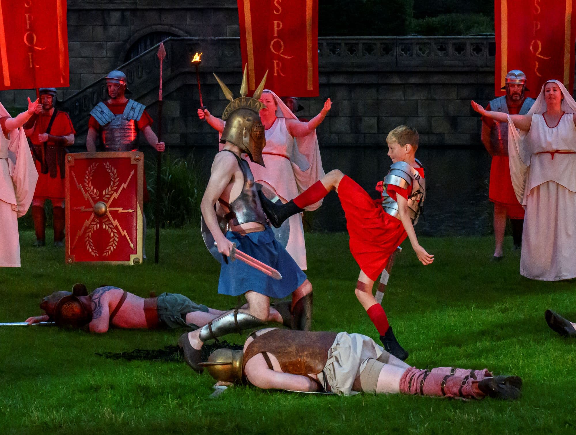 Volunteers Prepare for Kynren’s Summer Shows with Intense Combat Training