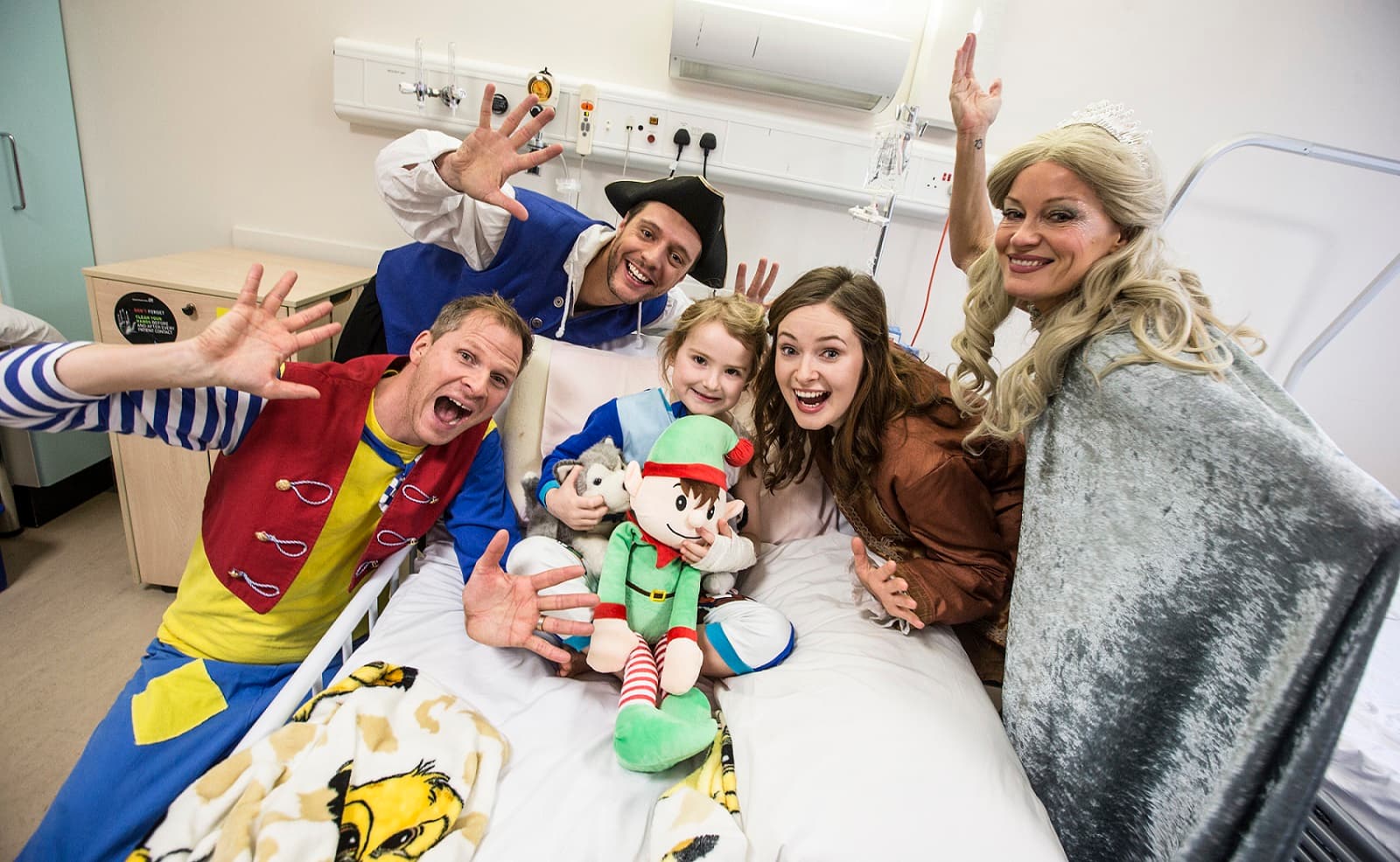 County Durham Kids Get Hospital Visit from Christmas Panto Stars