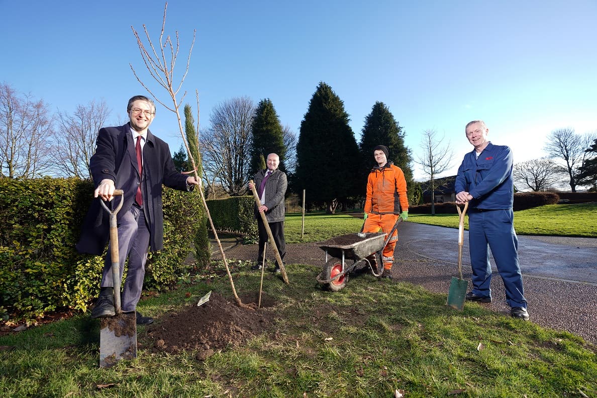 100 Cherry Trees Planted In Commemoration Of Japan And The UK’s 150 Years Of Friendship
