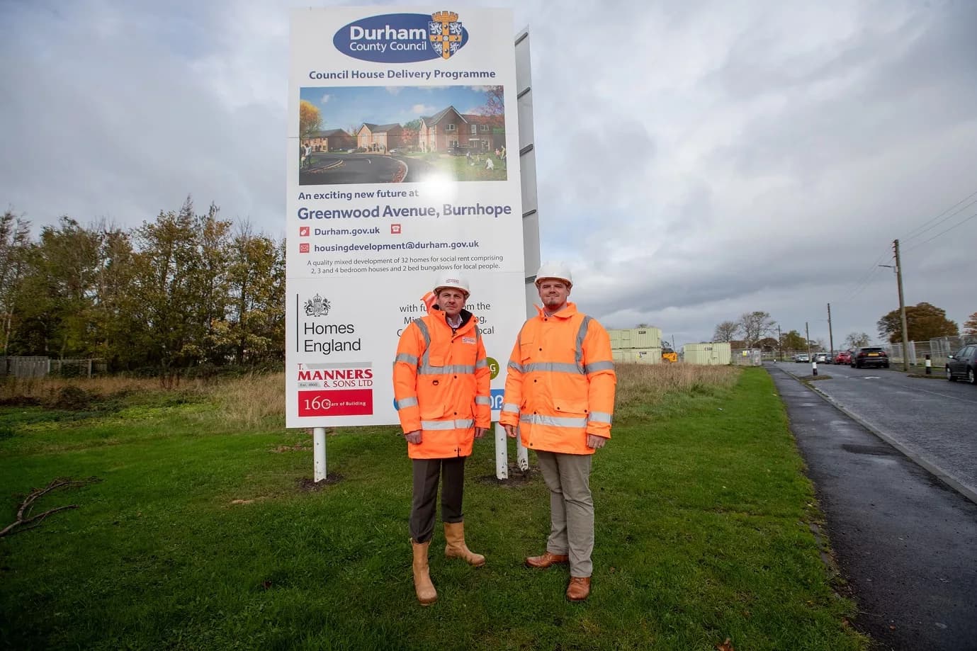 Durham County Council Begins Construction on Energy-Efficient Homes in Burnhope