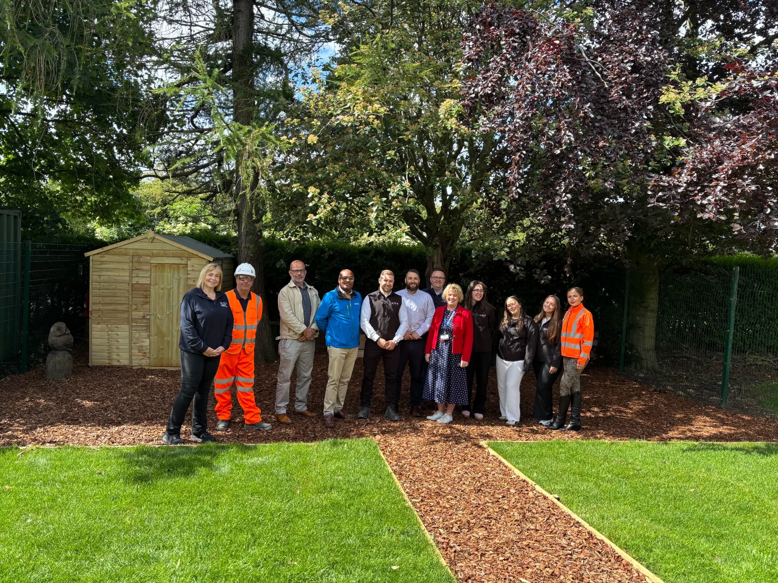 Pupils Help Design New Outdoor Learning Garden at Pelton Primary School