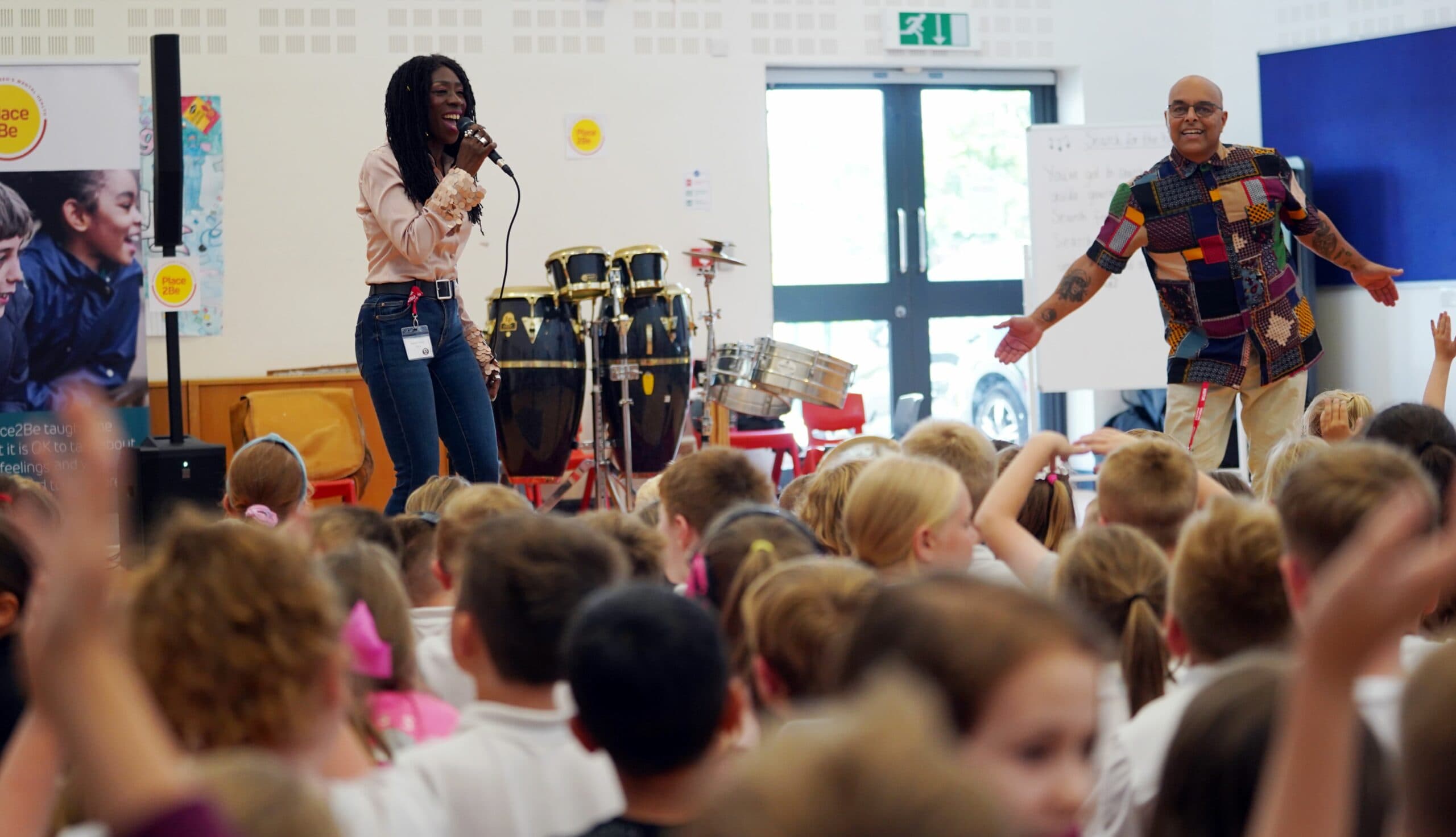Music for Wellbeing: Seaham Trinity Primary School Hosts Inspiring Performance by Heather Small and Andrew ‘Shovell’ Lovell