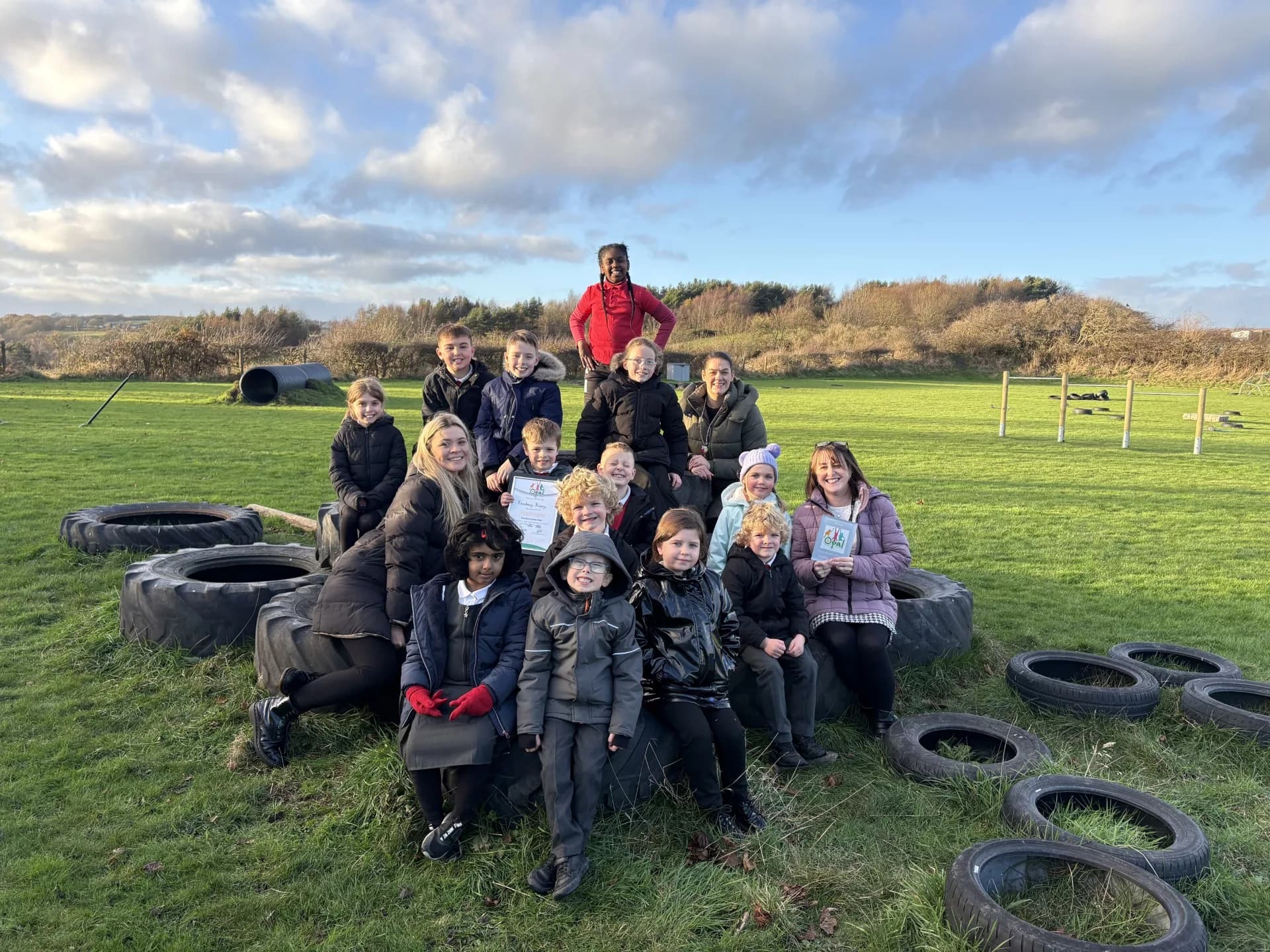 Roseberry Primary Leads the Way with Platinum Award for Outdoor Play