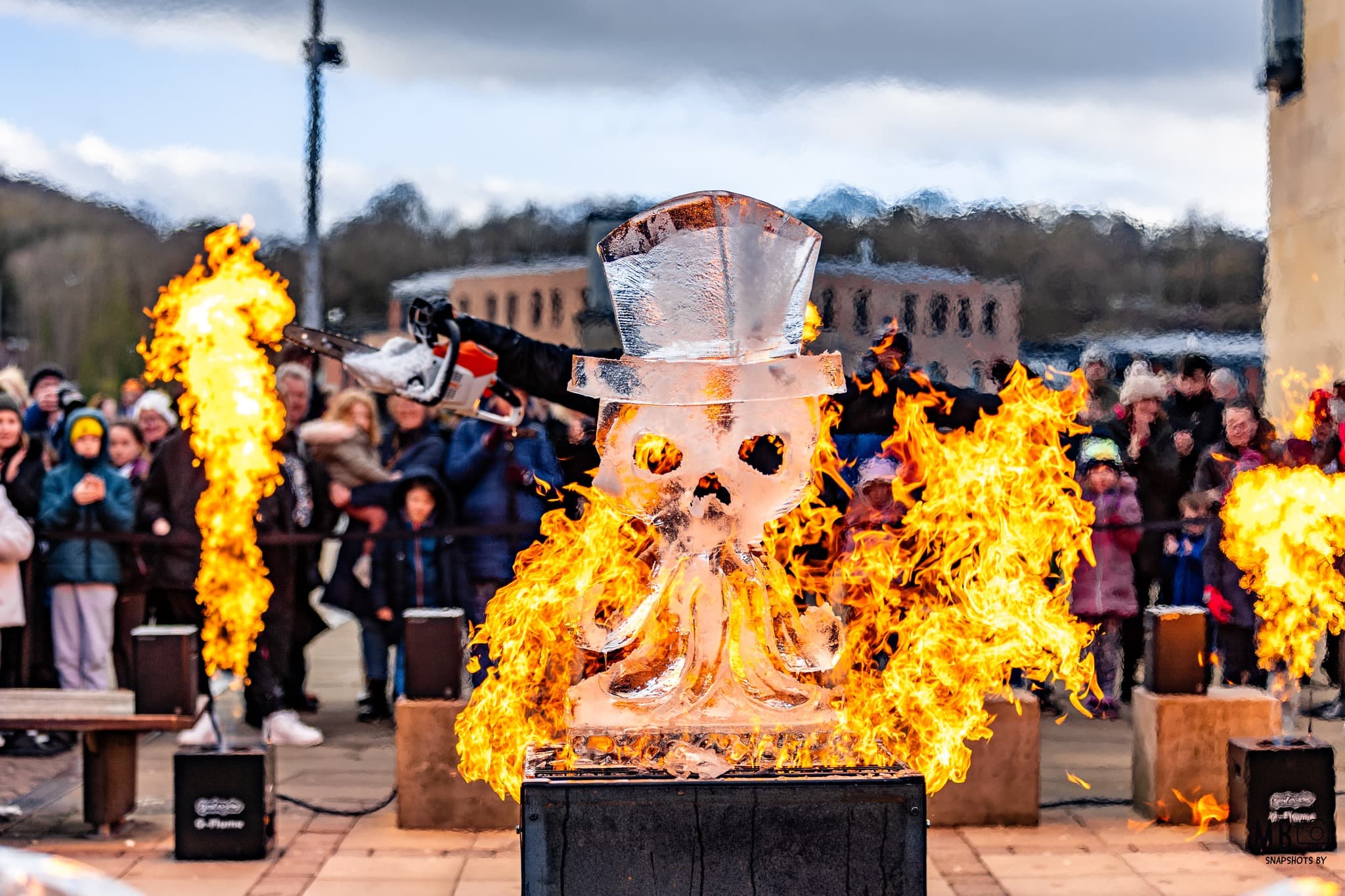 Stars of the Screen Shine at Durham’s Enchanting Fire and Ice Festival
