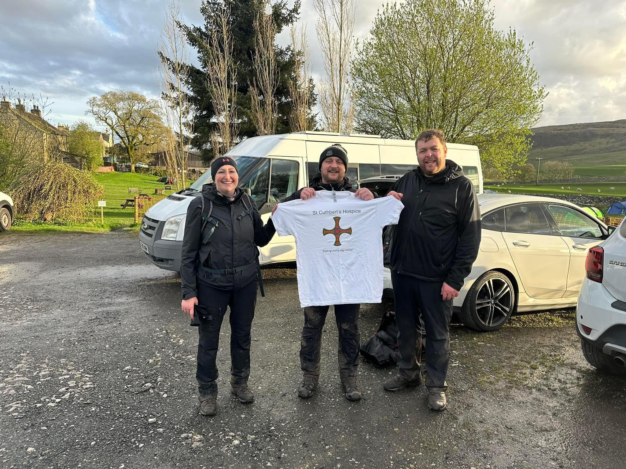 Triumphant Trek: Yorkshire Three Peaks Challenge Raises Over £7,800 for St Cuthbert’s Hospice