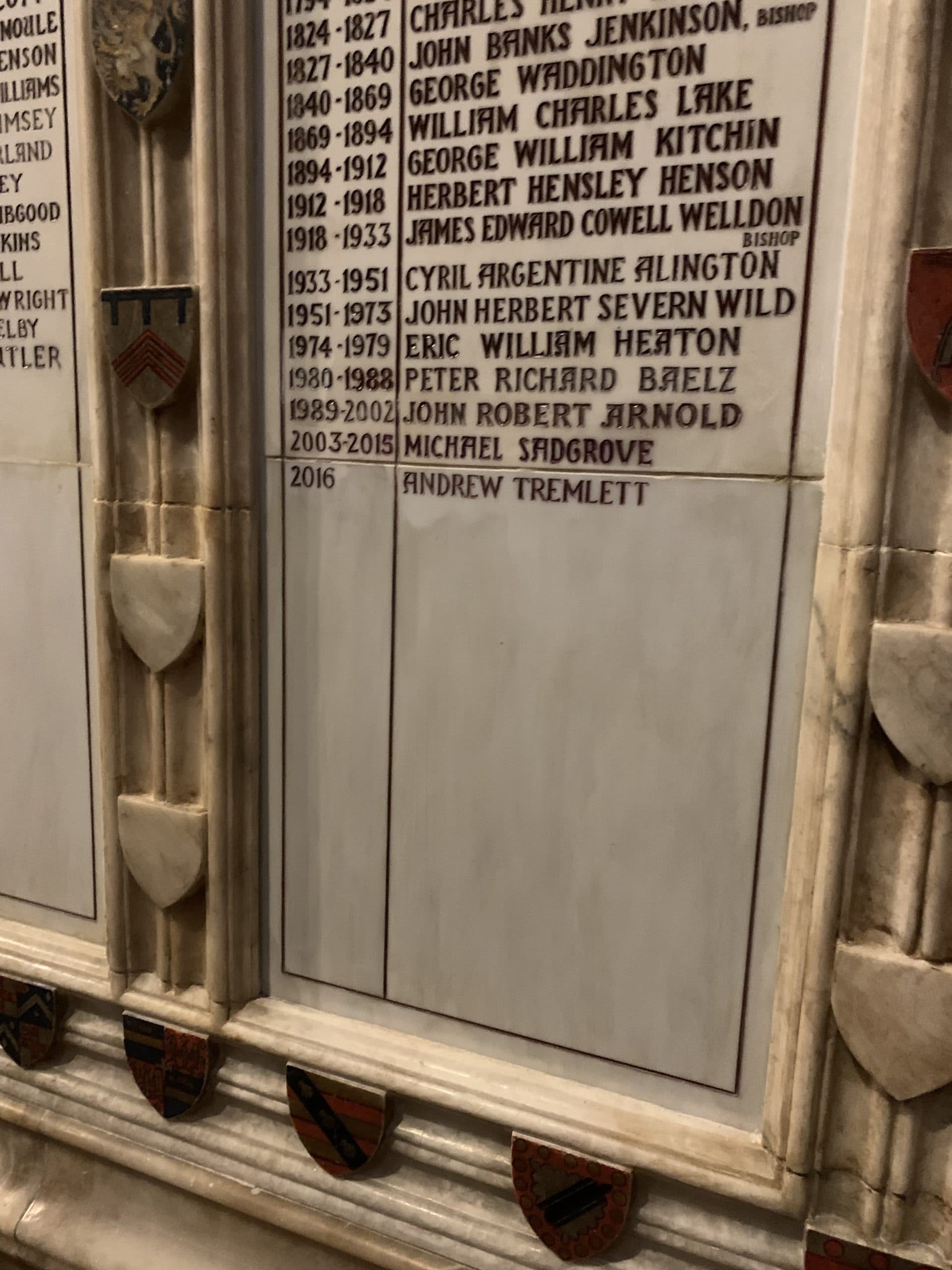 Dean of Durham’s Name Finally Carved in Stone as Historic, Cathedral Plaque Gets an Extension