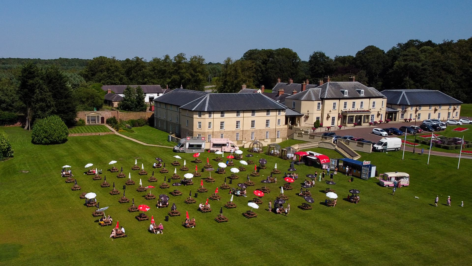 Durham’s Largest Beer Garden Returns To Hardwick Hall Hotel