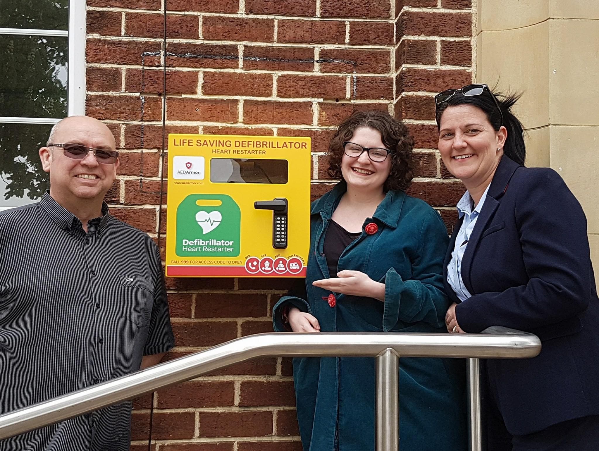 Vital Lifesaving Equipment Installed in County Durham Villages