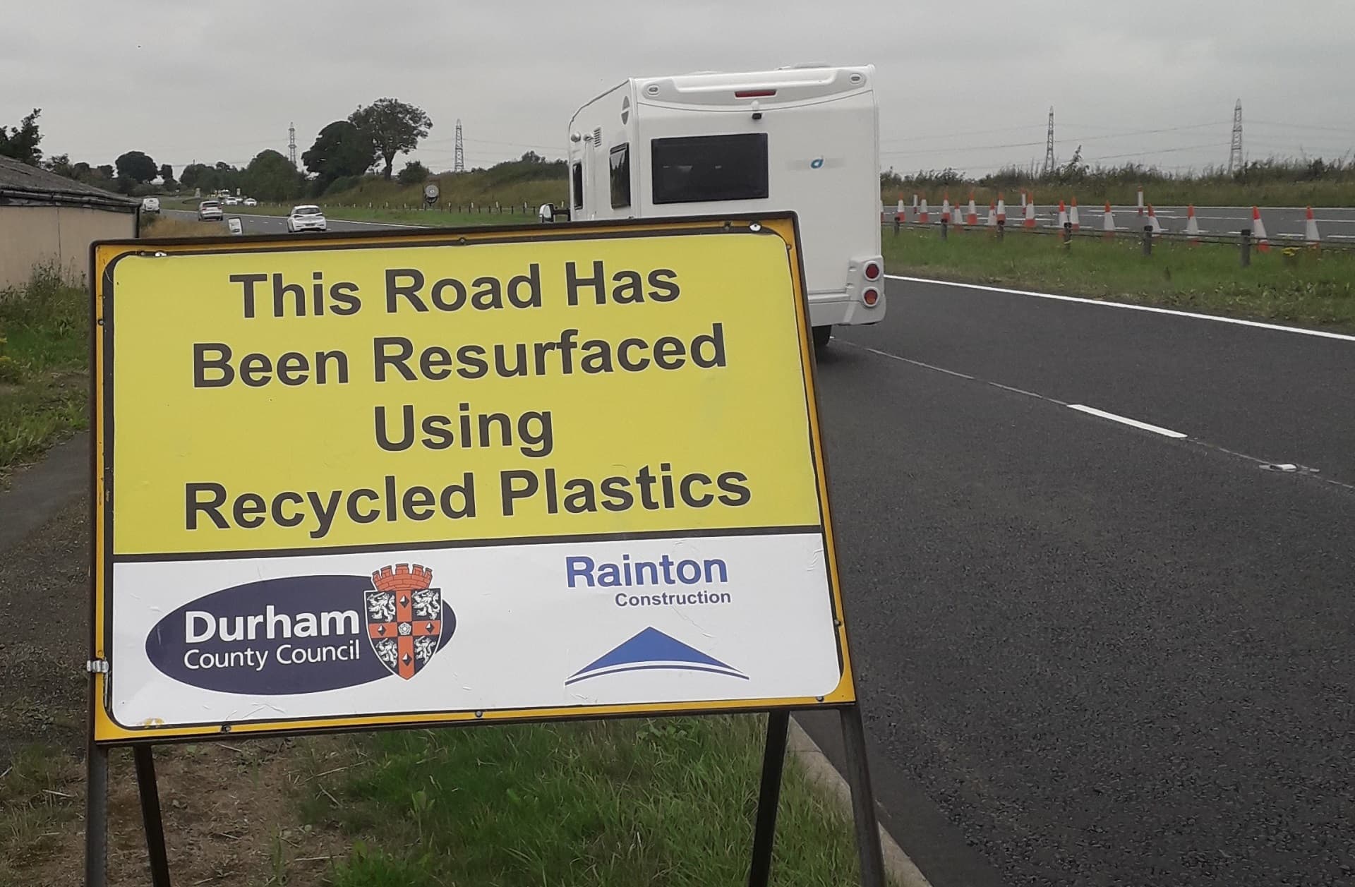 County Durham Motorists Driving on ‘Plastic Roads’