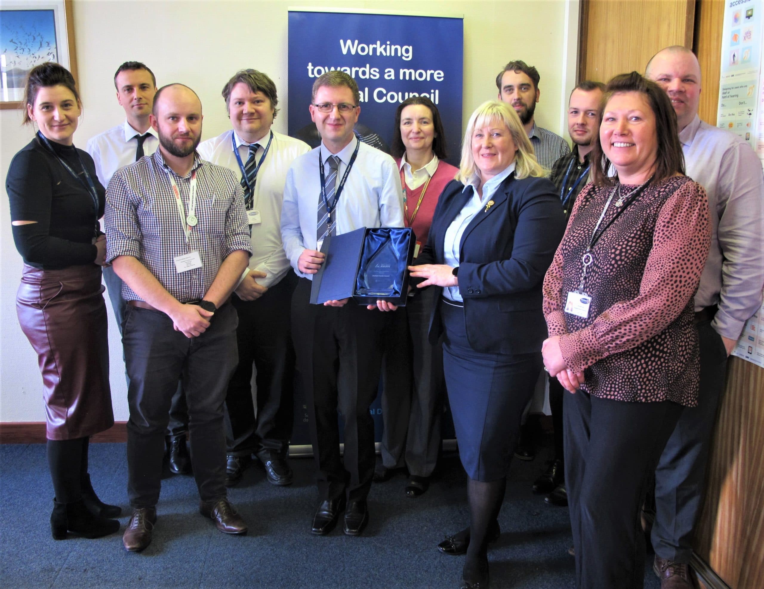 Durham Council Digital Projects Team Wins Efficiency Award