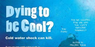 Olympic Rower Joins Water Safety Campaign dying-to-be-cool-poster