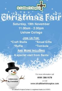 Ushaw College to Host St Cuthbert's Xmas Fair