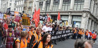 Durham Council Tax Hikes Likely as Government Austerity Bites austerity demo