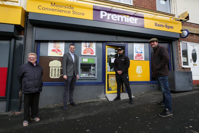 Richard Holden assists in securing new ATM in Consett, County Durham