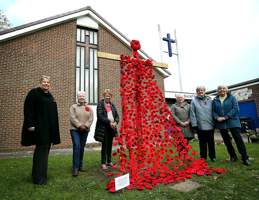 County Durham Lights Up Commerating Remembrance Day