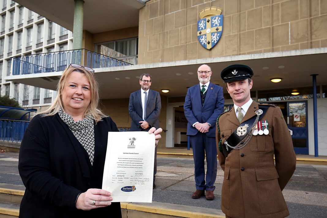 Council Supports the Armed Forces Community in County Durham