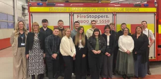 New College Durham and County Durham and Darlington Fire and Rescue Service Celebrate Fire Service Trainees New College Durham and County Durham and Darlington Fire and Rescue Service Celebrate Fire Service Trainees