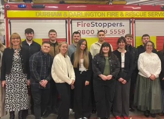 New College Durham and County Durham and Darlington Fire and Rescue Service Celebrate Fire Service Trainees New College Durham and County Durham and Darlington Fire and Rescue Service Celebrate Fire Service Trainees