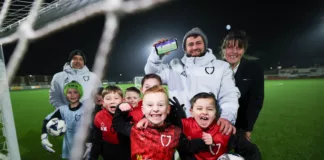 Young Chilton Footballers Receive £500 Boost for New Training Technology Taken: 3rd February 2026. Millar Homes Photography - Miller Homes Community Fund to buy video equipment to show on a screen/smartphone to help highlight formations, etc. Byline: Dave Charnley Photography