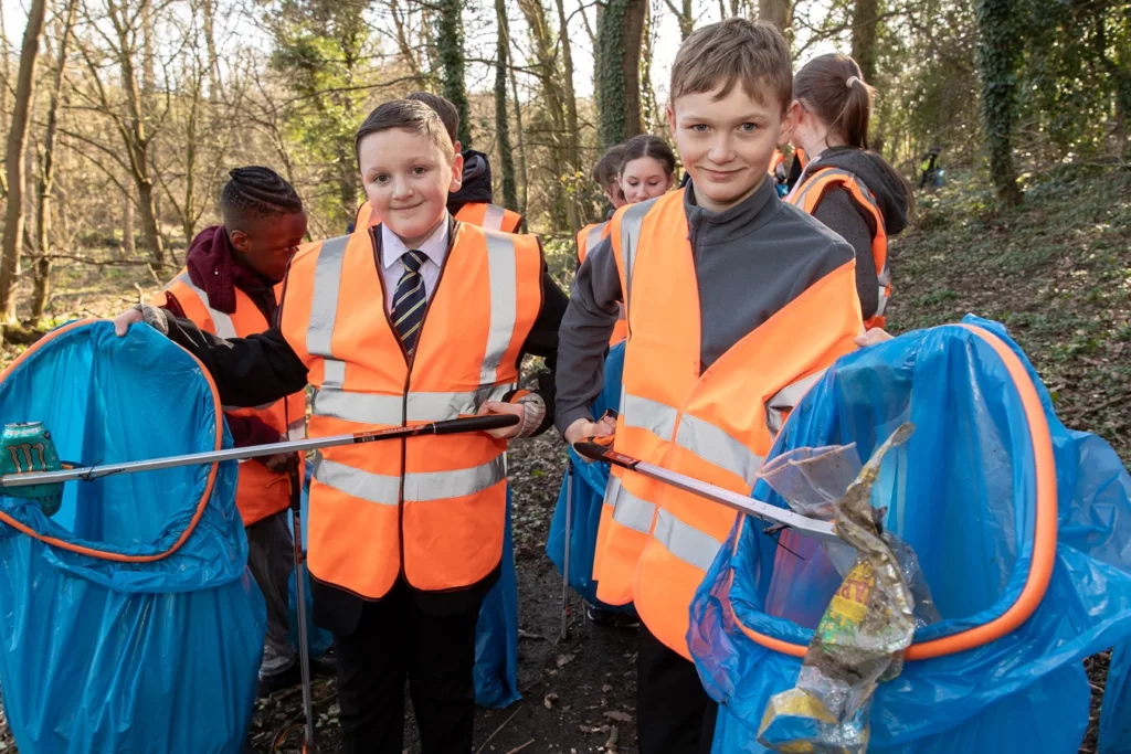 County Durham Students Lead the Way as Big Spring Clean Campaign Begins